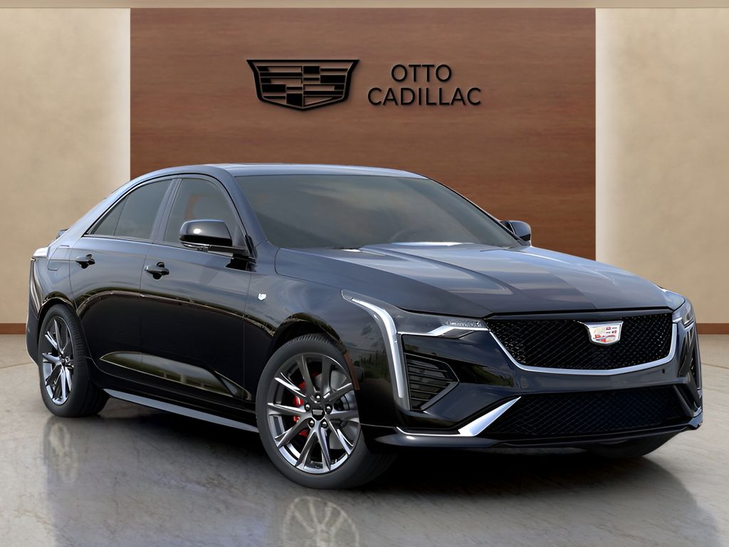 new 2025 Cadillac CT4 car, priced at $48,035