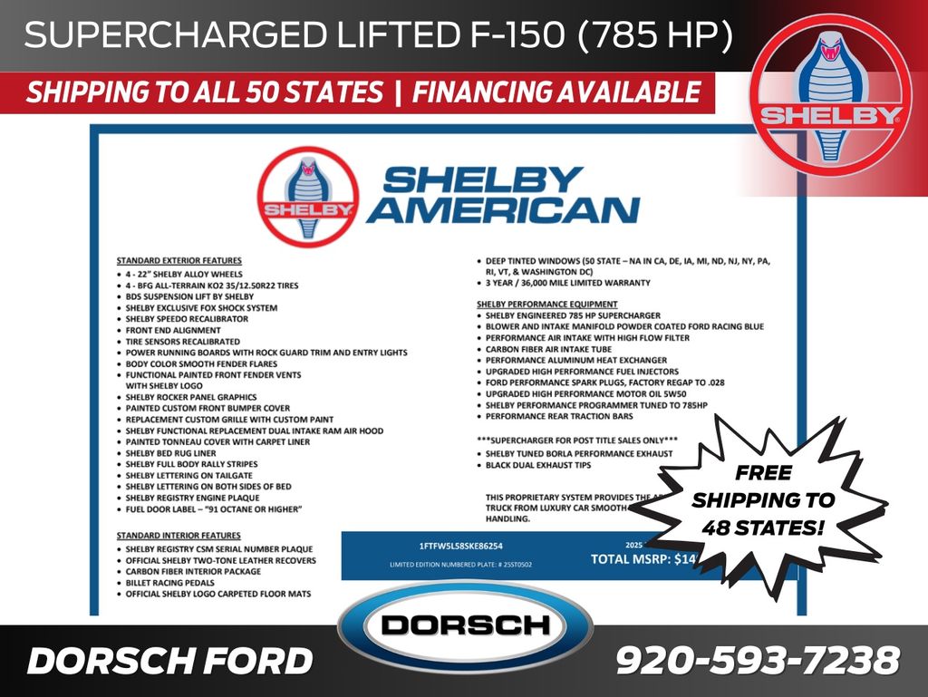 new 2025 Ford F-150 car, priced at $139,220