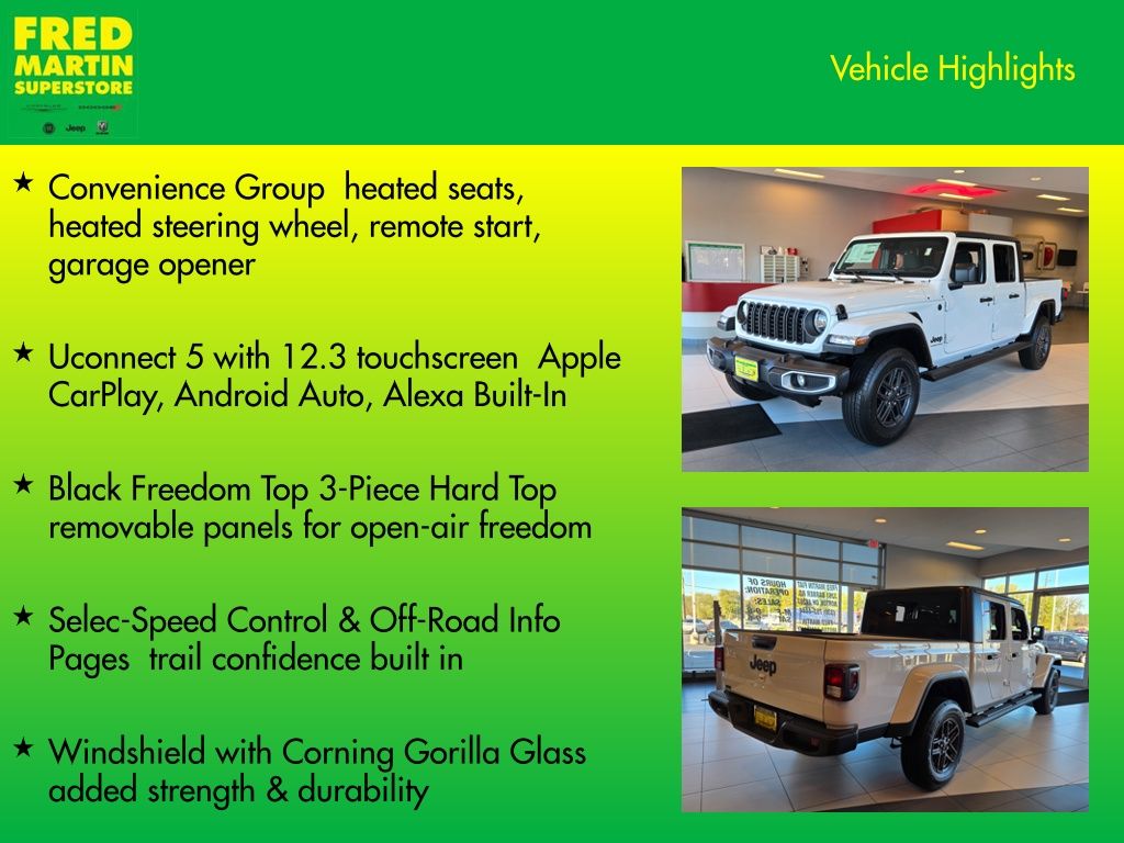 new 2025 Jeep Gladiator car, priced at $42,434