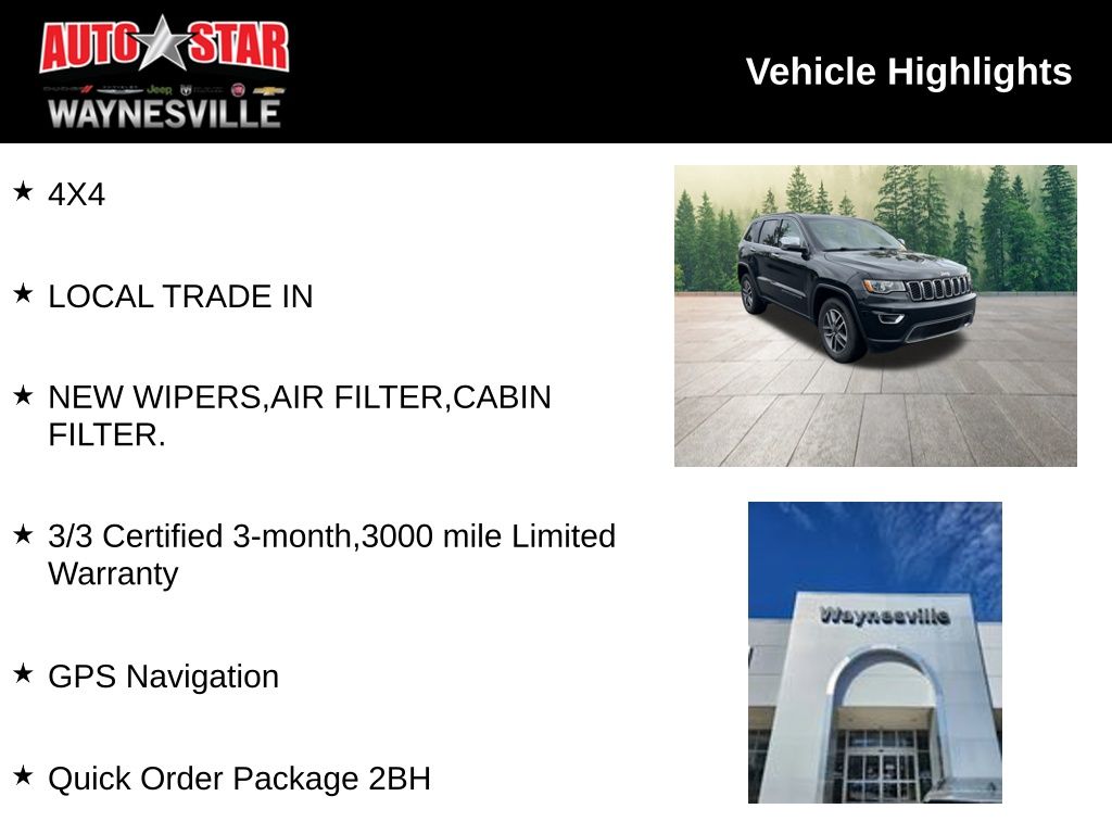 used 2021 Jeep Grand Cherokee car, priced at $22,900
