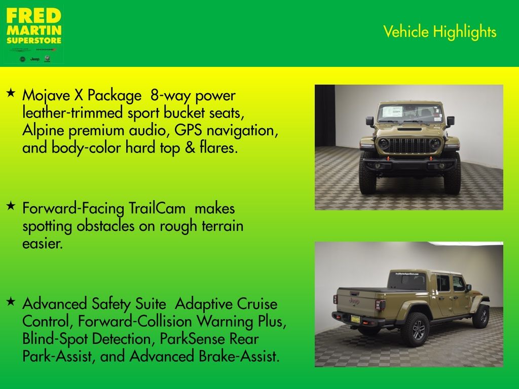 new 2025 Jeep Gladiator car, priced at $55,687
