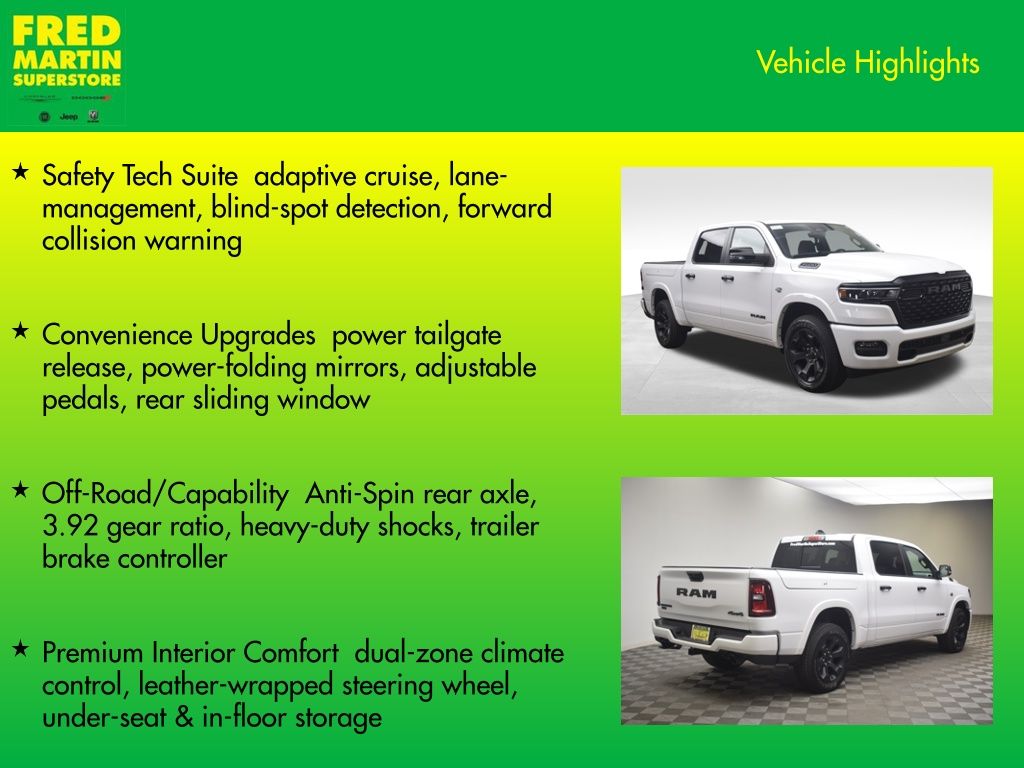 new 2026 Ram 1500 car, priced at $56,375