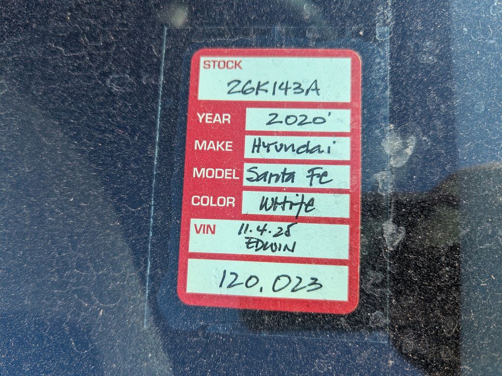 used 2020 Hyundai Santa Fe car, priced at $12,991