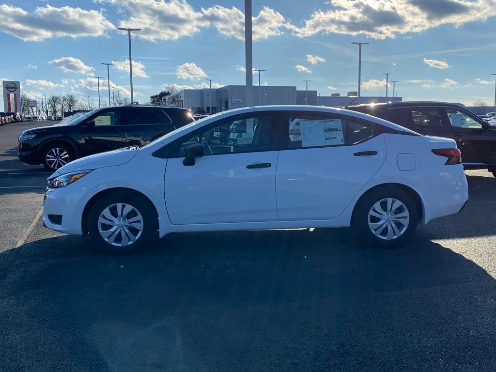 new 2025 Nissan Versa car, priced at $20,319