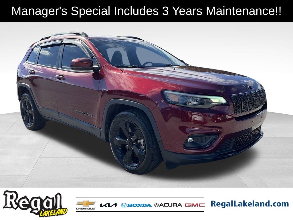 used 2021 Jeep Cherokee car, priced at $18,789