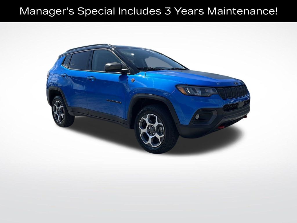 used 2022 Jeep Compass car, priced at $19,999