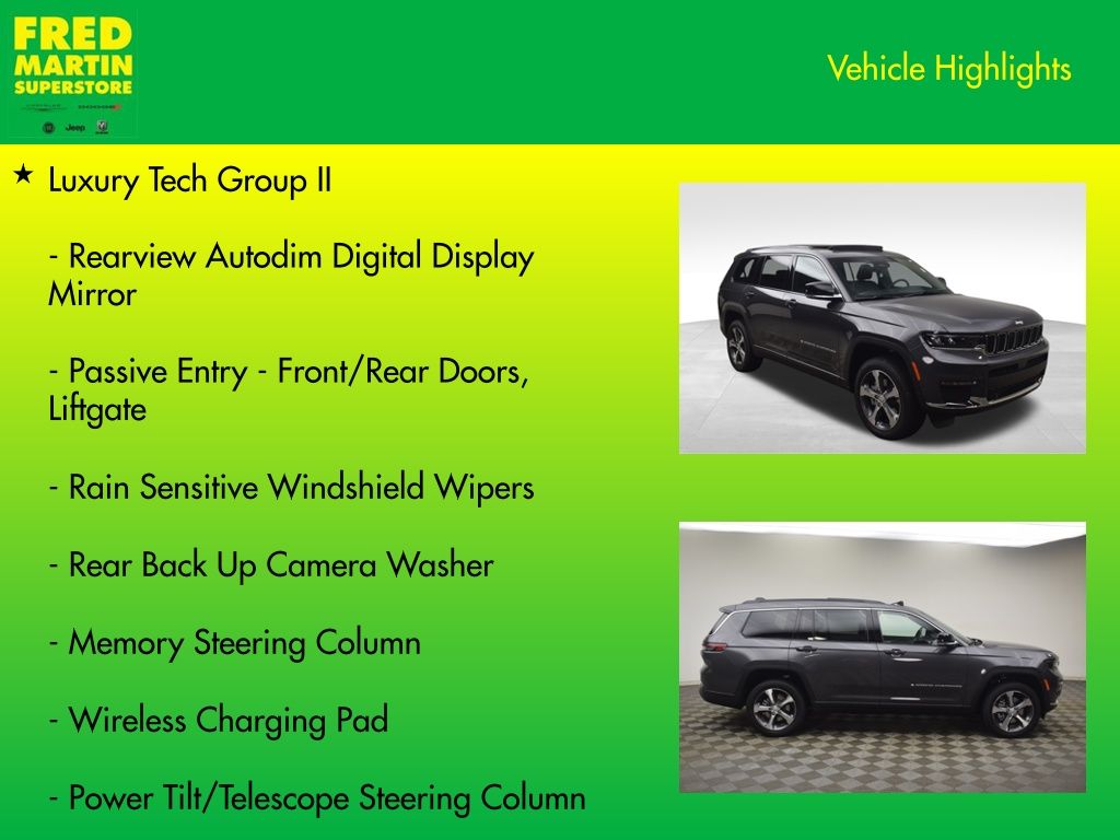new 2025 Jeep Grand Cherokee L car, priced at $45,752