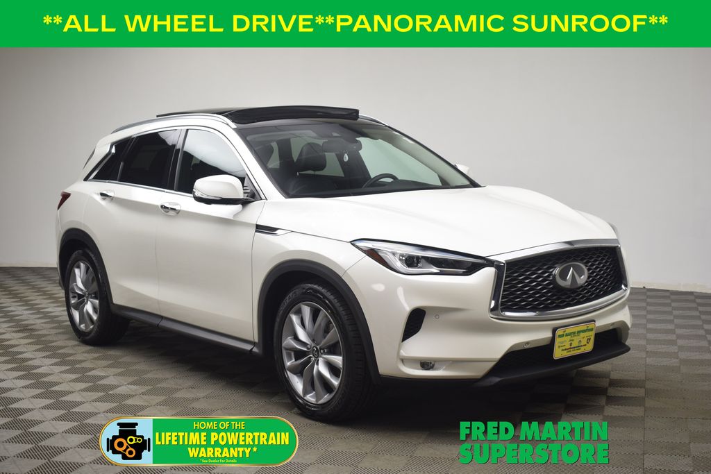 used 2020 INFINITI QX50 car, priced at $22,000