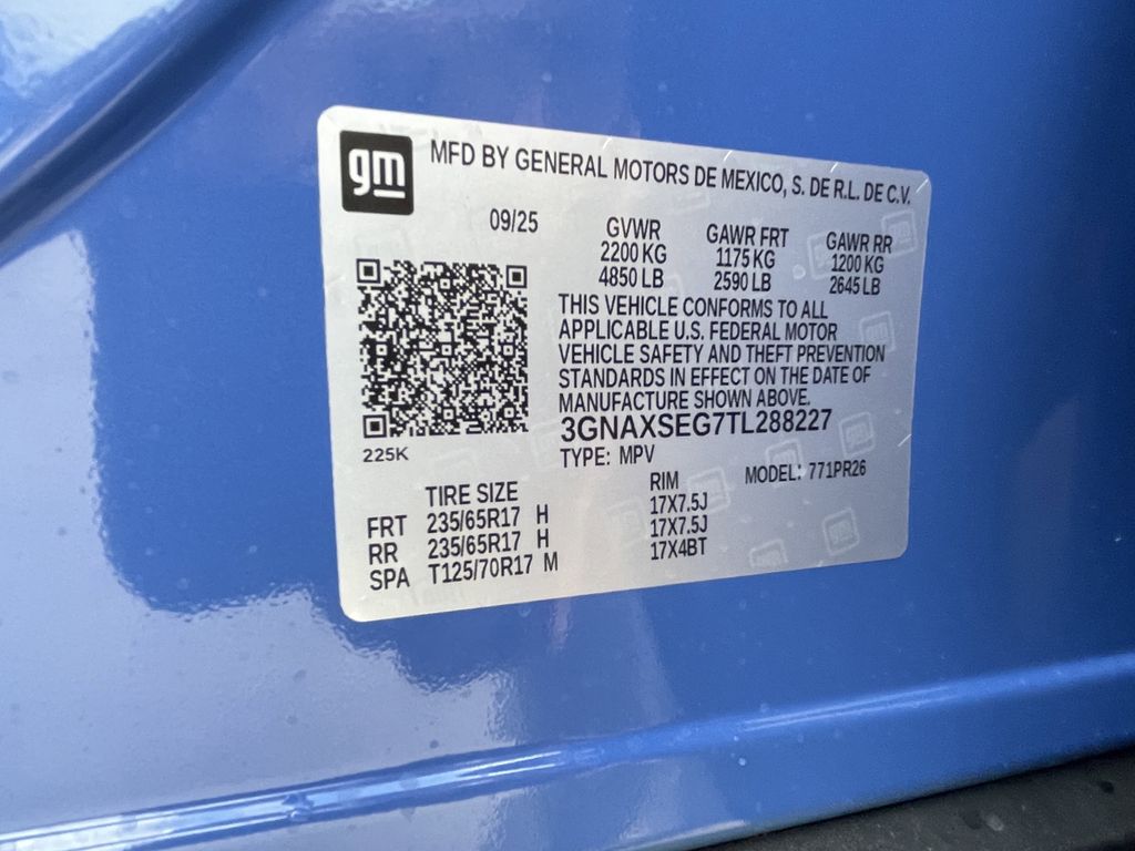 new 2026 Chevrolet Equinox car, priced at $32,900