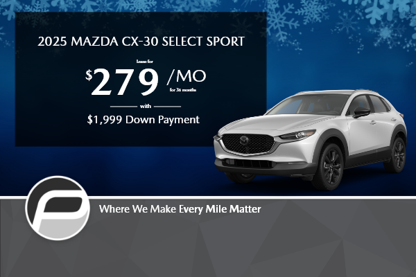 new 2025 Mazda CX-30 car, priced at $31,585