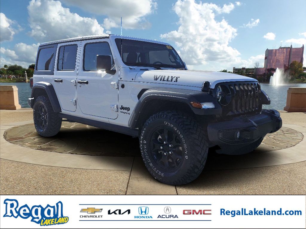 used 2021 Jeep Wrangler car, priced at $32,180