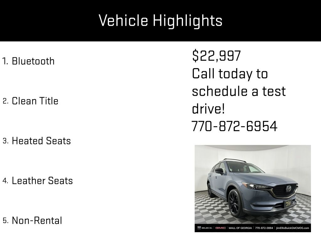 used 2021 Mazda CX-5 car, priced at $22,997