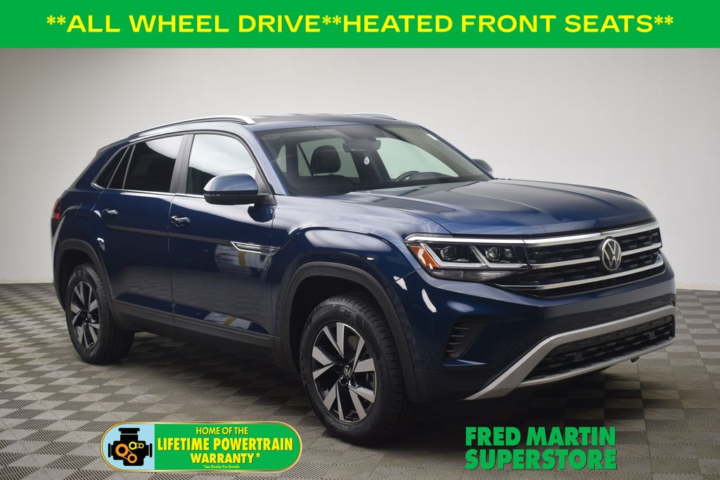 used 2022 Volkswagen Atlas Cross Sport car, priced at $25,300