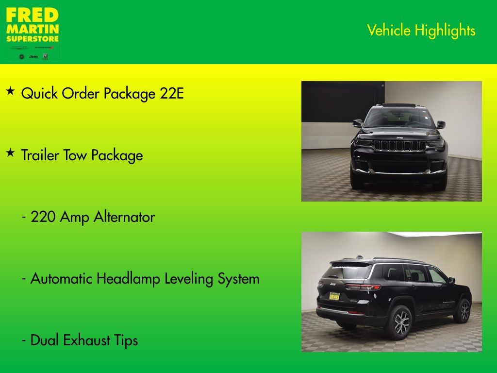new 2025 Jeep Grand Cherokee L car, priced at $44,510