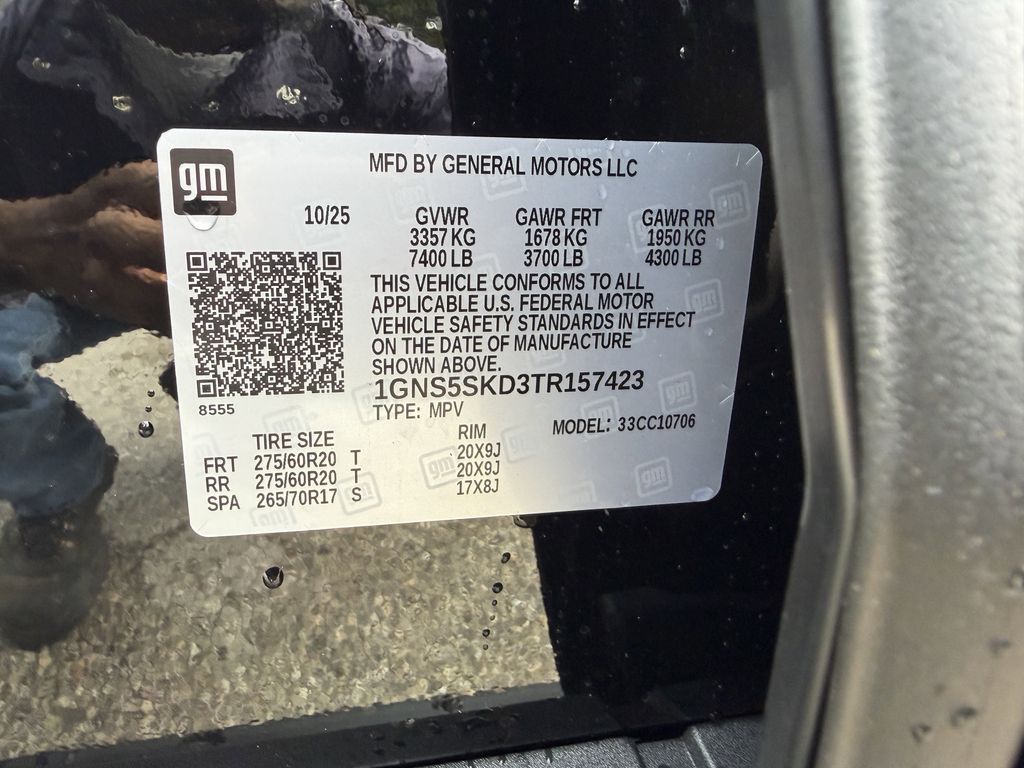 new 2026 Chevrolet Tahoe car, priced at $73,900