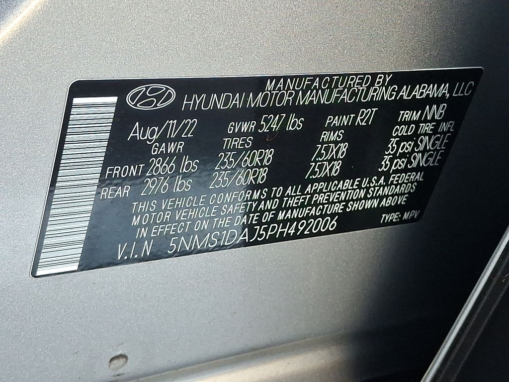 used 2023 Hyundai Santa Fe car, priced at $22,695