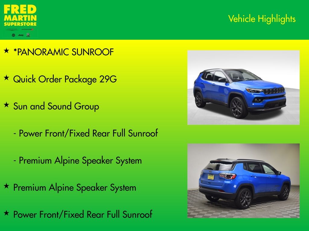 new 2025 Jeep Compass car, priced at $35,392