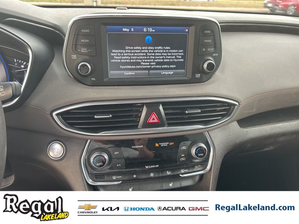 used 2020 Hyundai Santa Fe car, priced at $19,594