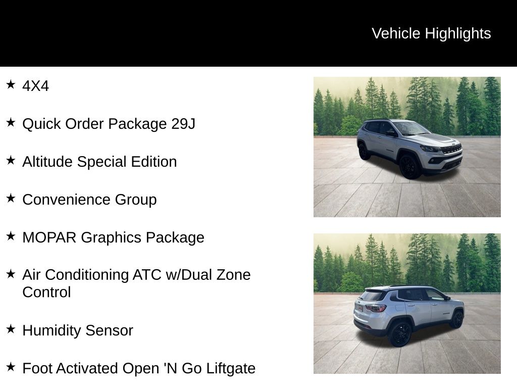 new 2025 Jeep Compass car, priced at $28,990