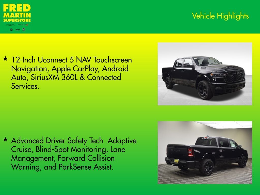 new 2026 Ram 1500 car, priced at $52,918