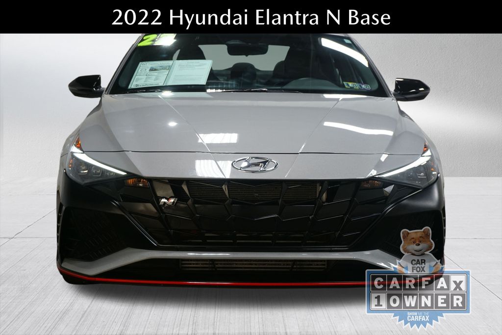 used 2022 Hyundai Elantra N car, priced at $27,632