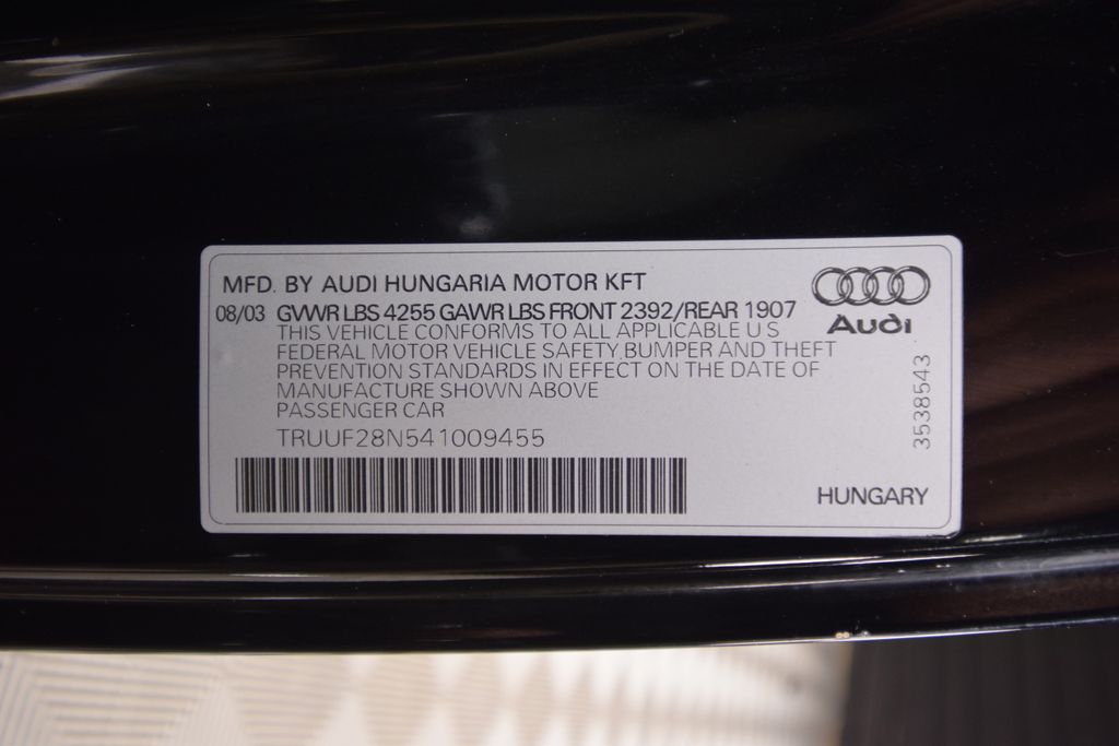 used 2004 Audi TT car, priced at $10,000