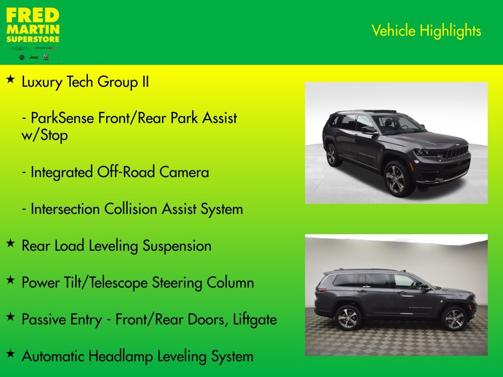 new 2025 Jeep Grand Cherokee L car, priced at $45,752