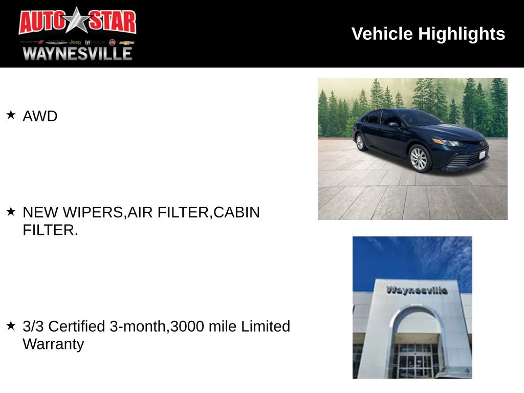 used 2021 Toyota Camry car, priced at $18,975