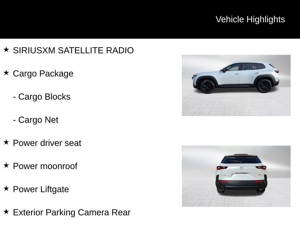new 2025 Mazda CX-50 car, priced at $36,555