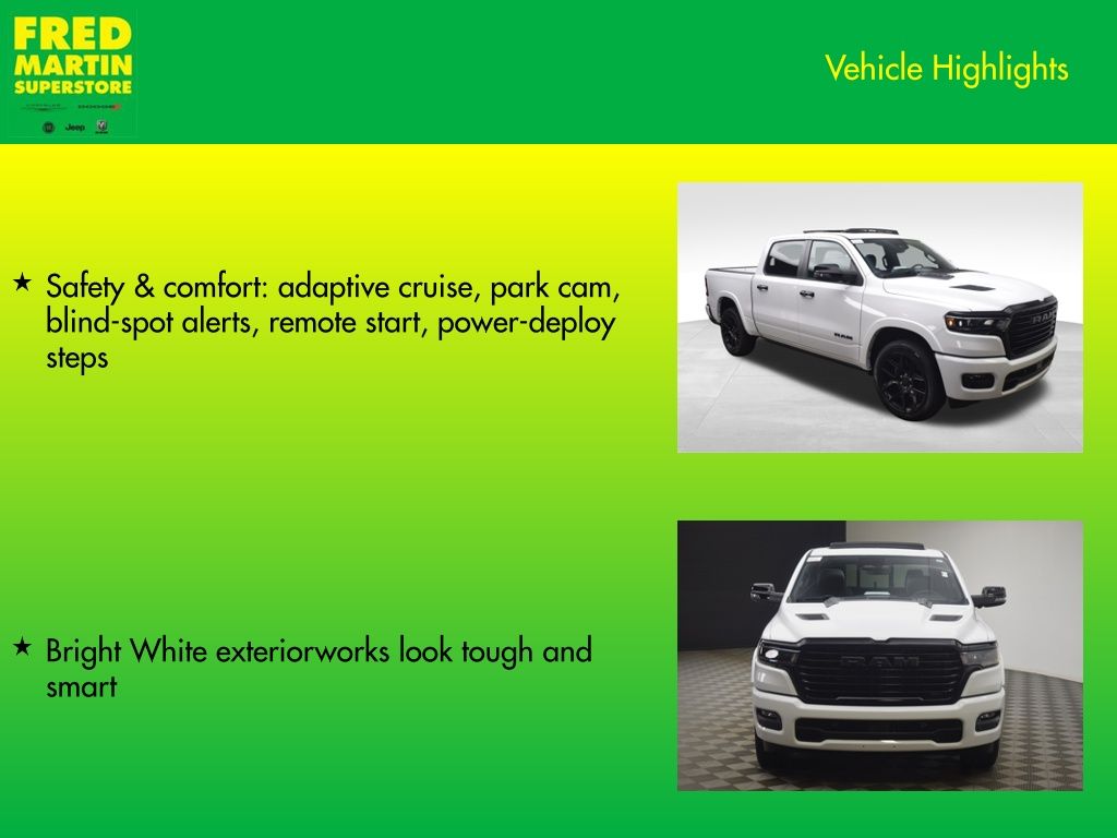 new 2026 Ram 1500 car, priced at $64,576