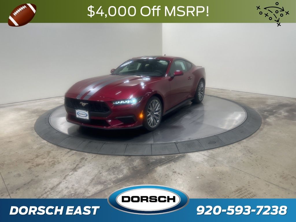 new 2025 Ford Mustang car, priced at $44,885