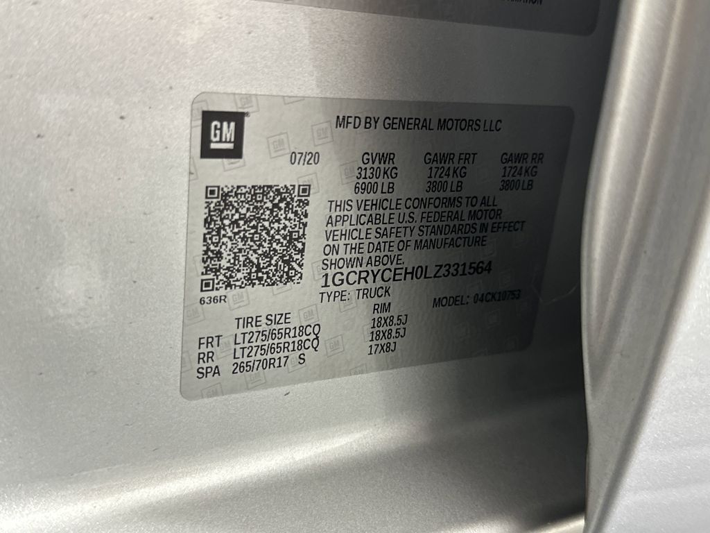 used 2020 Chevrolet Silverado 1500 car, priced at $28,999