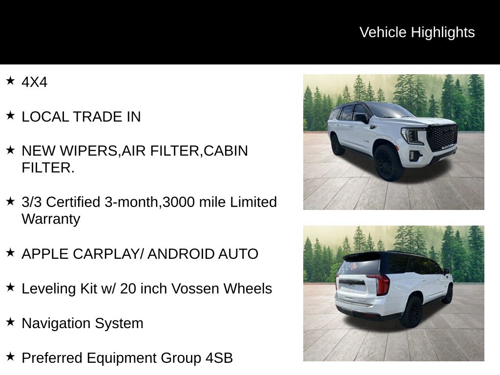 used 2024 GMC Yukon car, priced at $74,900