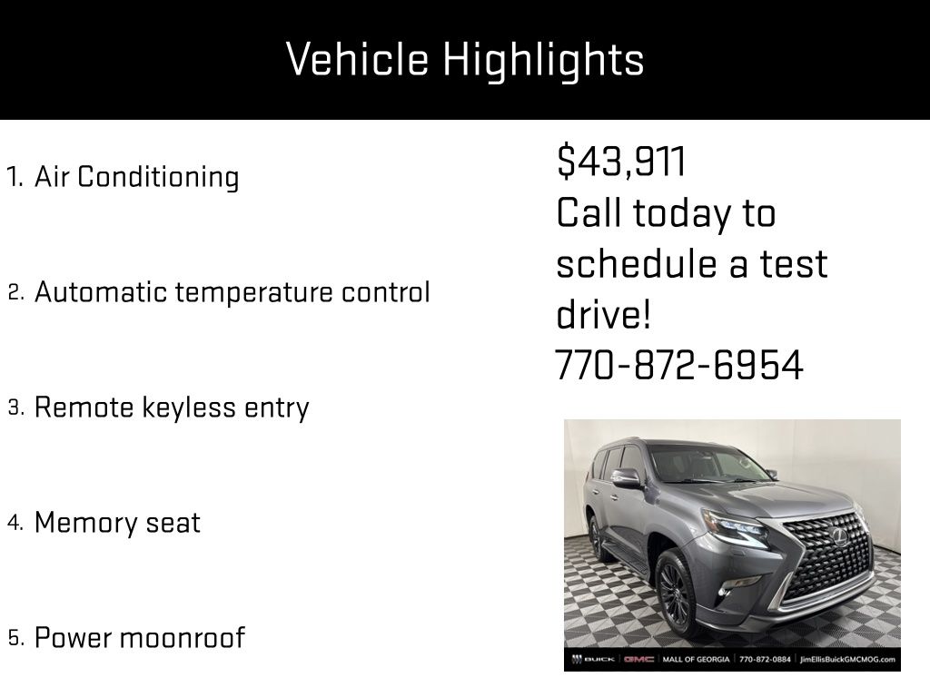 used 2021 Lexus GX car, priced at $43,911