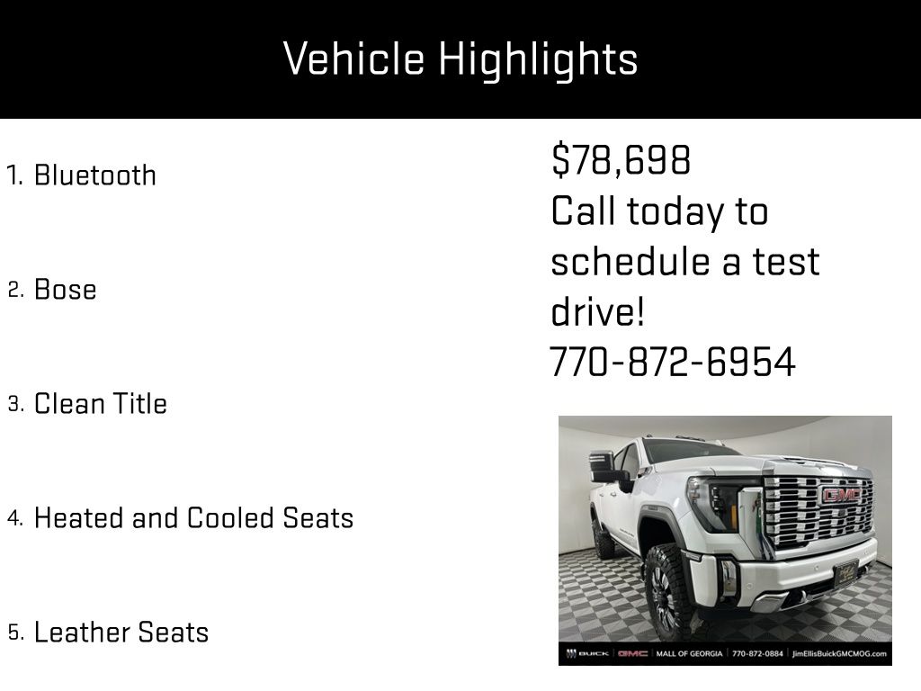 used 2024 GMC Sierra 2500HD car, priced at $78,698