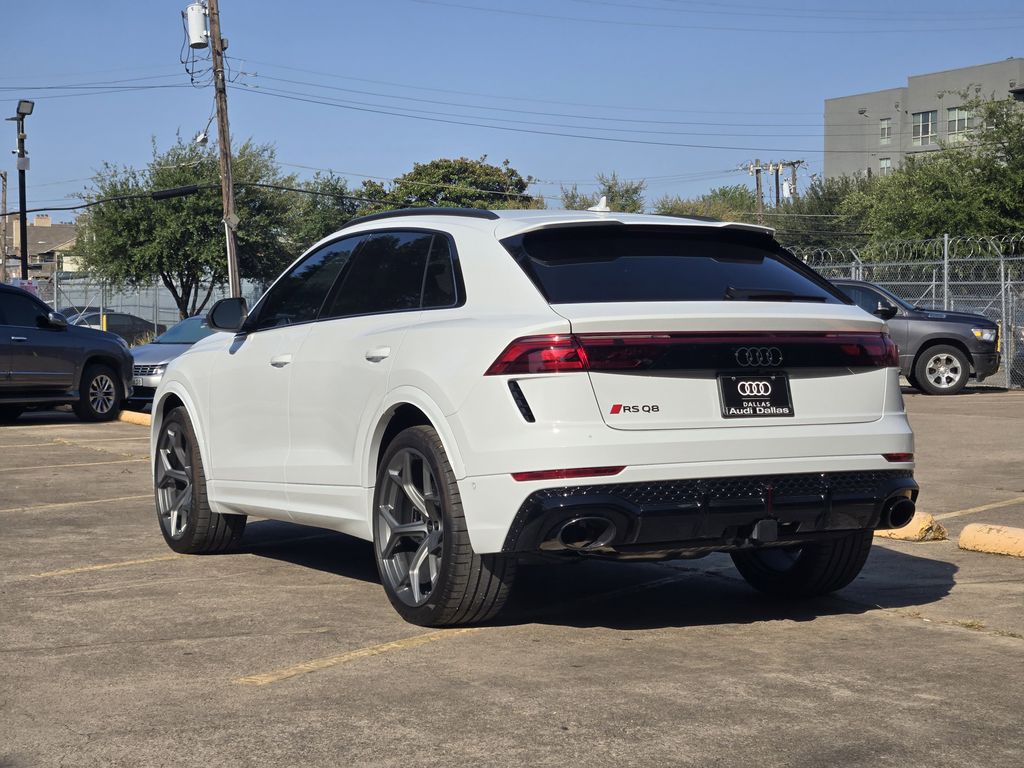 new 2025 Audi RS Q8 performance car, priced at $149,550
