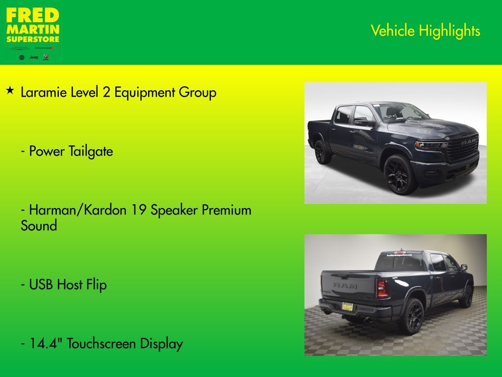 new 2026 Ram 1500 car, priced at $60,057