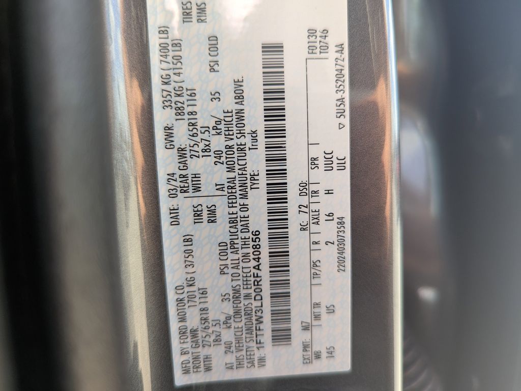 used 2024 Ford F-150 car, priced at $42,991
