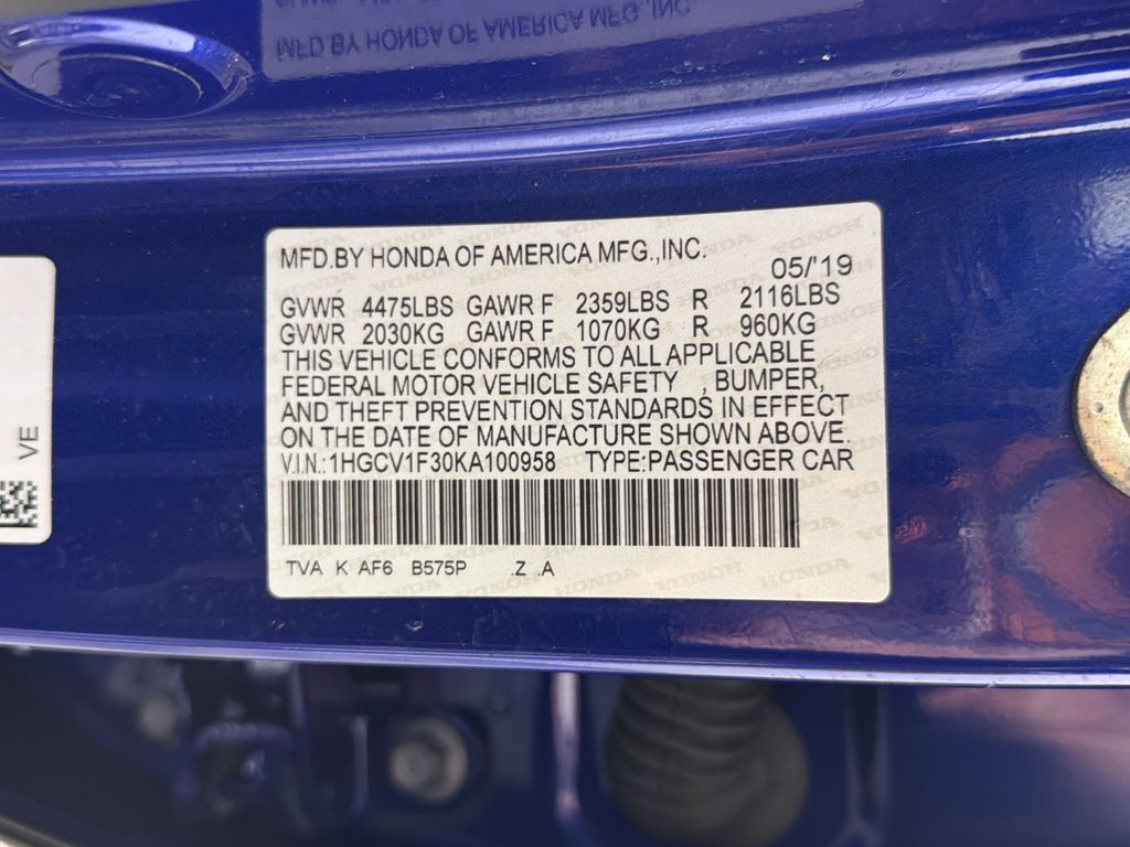 used 2019 Honda Accord car, priced at $20,995