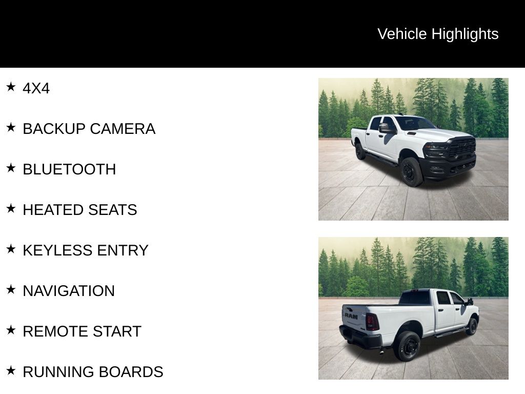 new 2025 Ram 2500 car, priced at $57,830