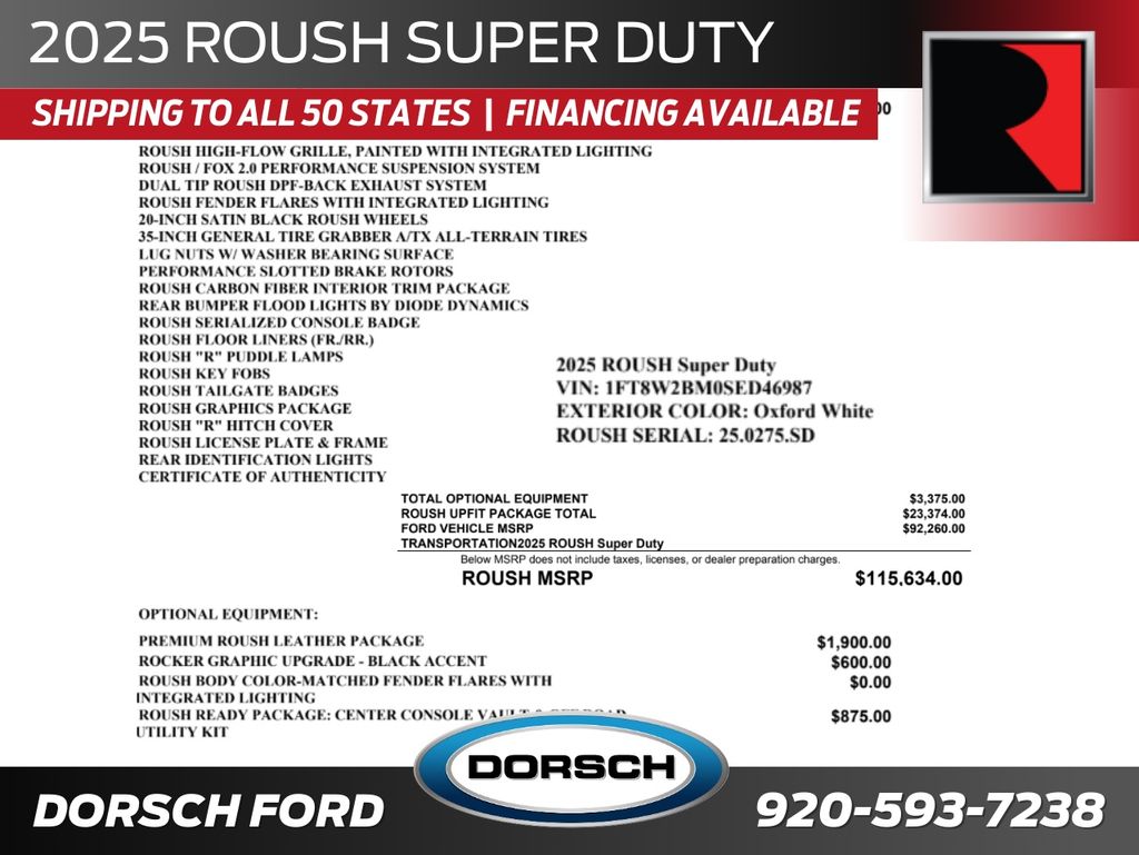 new 2025 Ford F-250SD car, priced at $115,634