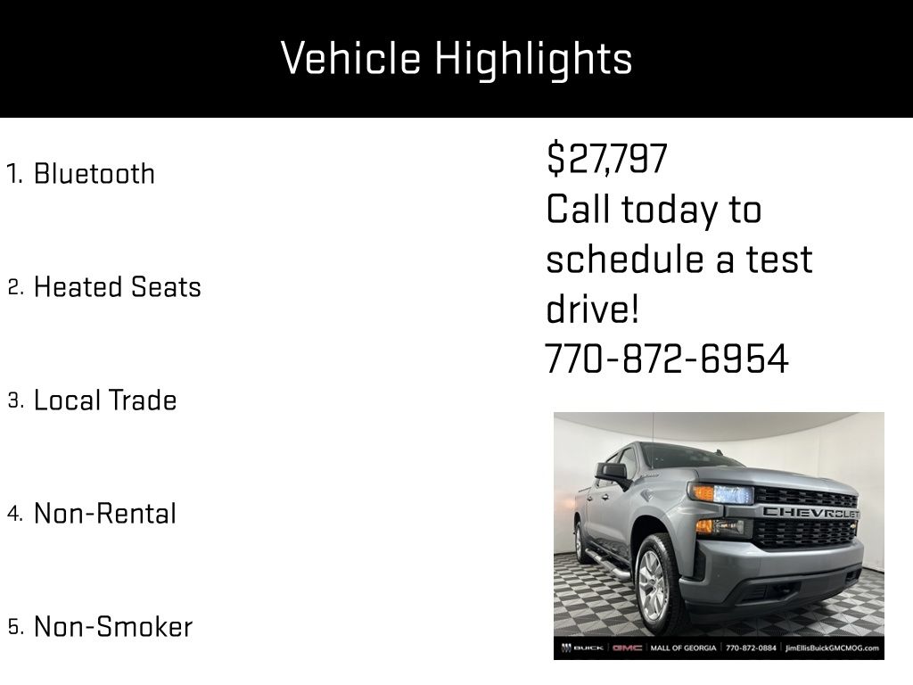 used 2019 Chevrolet Silverado 1500 car, priced at $27,797