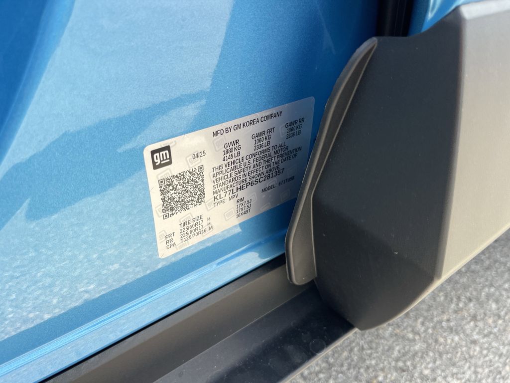 new 2025 Chevrolet Trax car, priced at $22,728