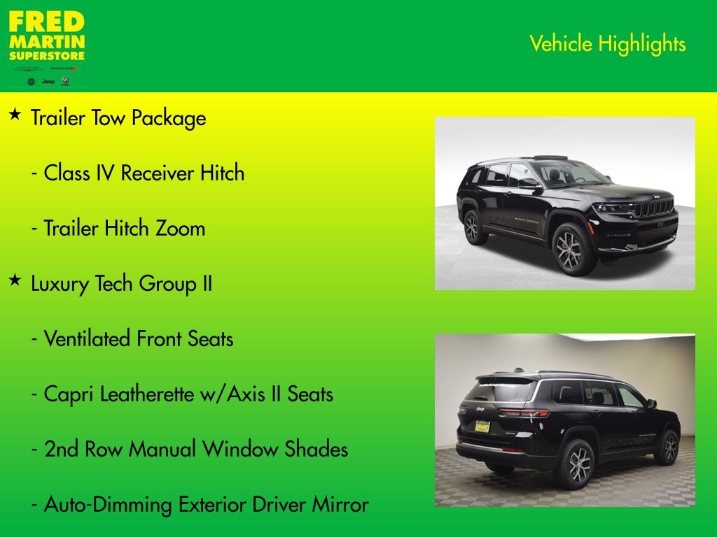 new 2025 Jeep Grand Cherokee L car, priced at $48,064