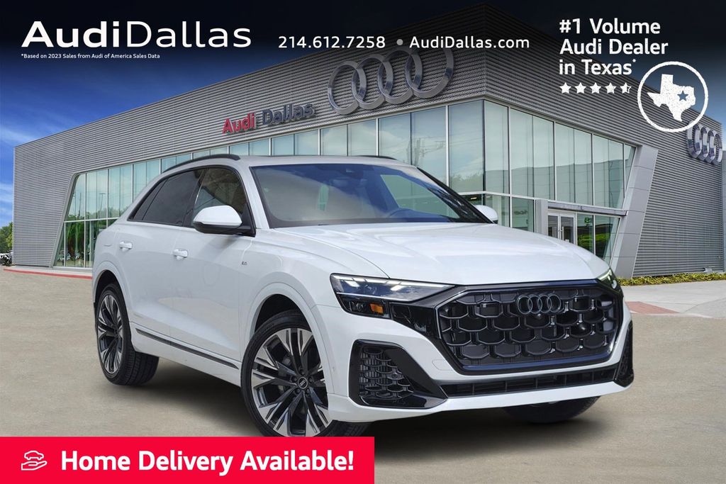 new 2025 Audi Q8 car, priced at $85,215