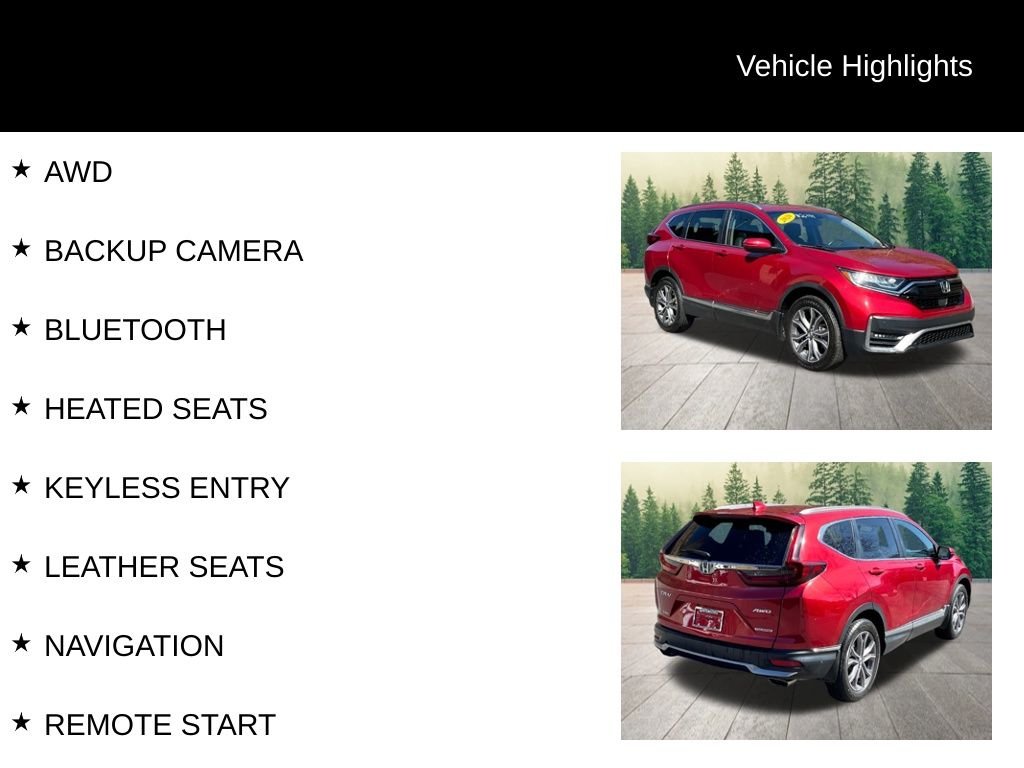 used 2020 Honda CR-V car, priced at $23,564