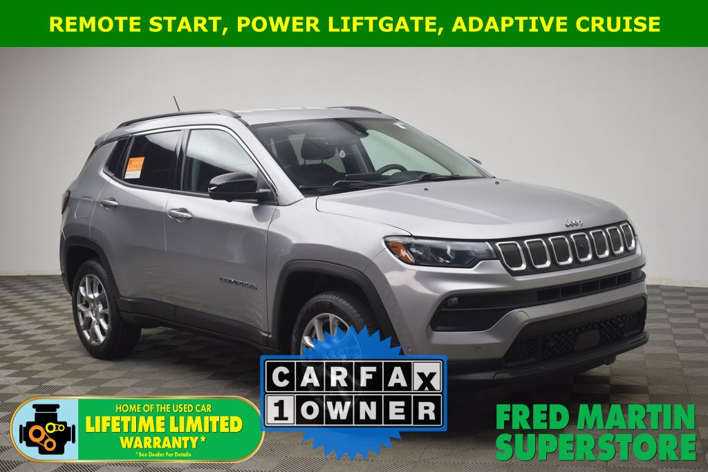 used 2022 Jeep Compass car, priced at $23,600
