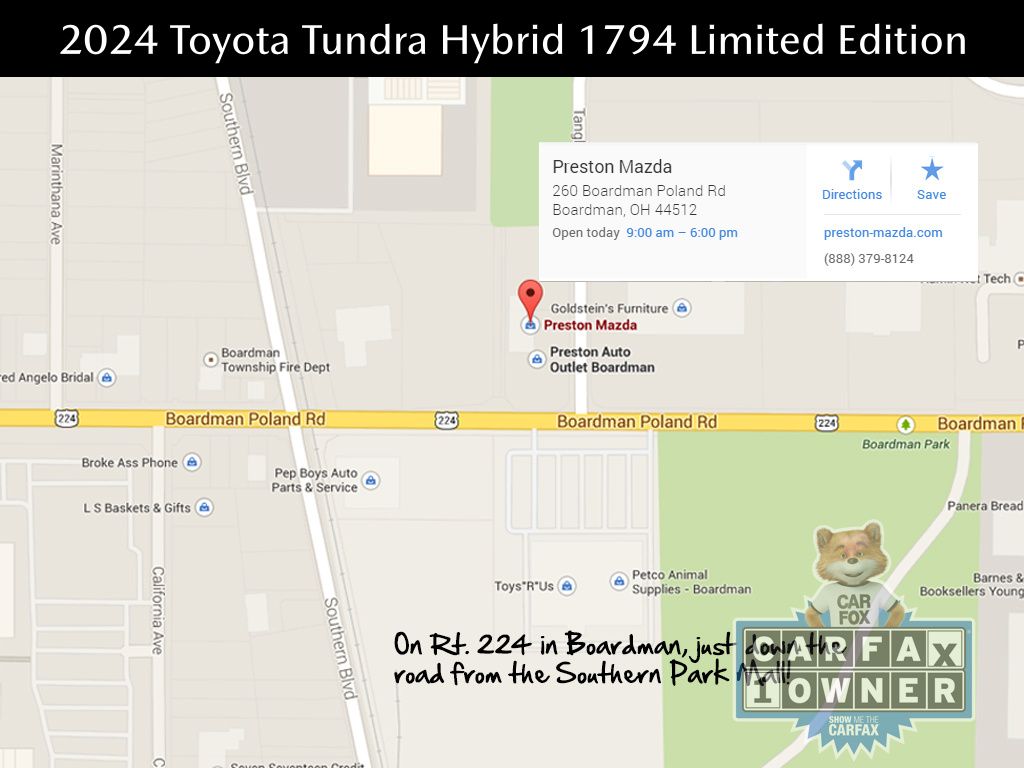 used 2024 Toyota Tundra Hybrid car, priced at $67,990