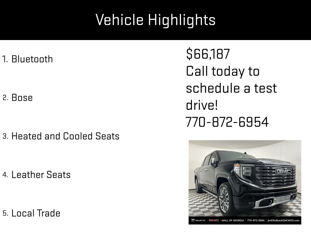 used 2023 GMC Sierra 1500 car, priced at $66,187