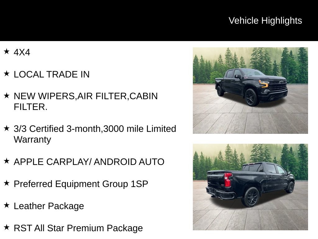 used 2023 Chevrolet Silverado 1500 car, priced at $46,517
